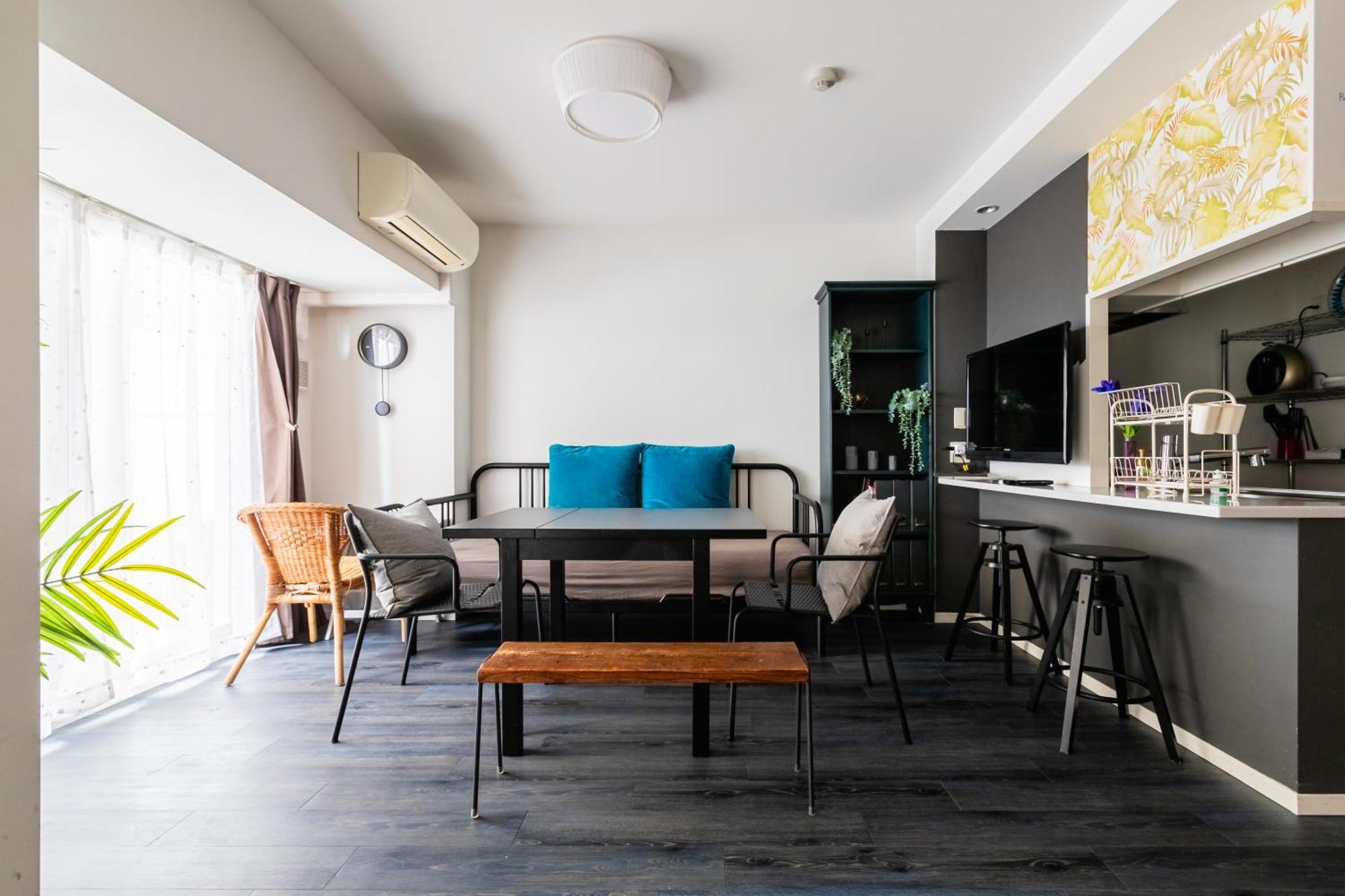 Namba 2 Bedroom Apartment, 1 Min To Nippombashi Osaka Exterior photo