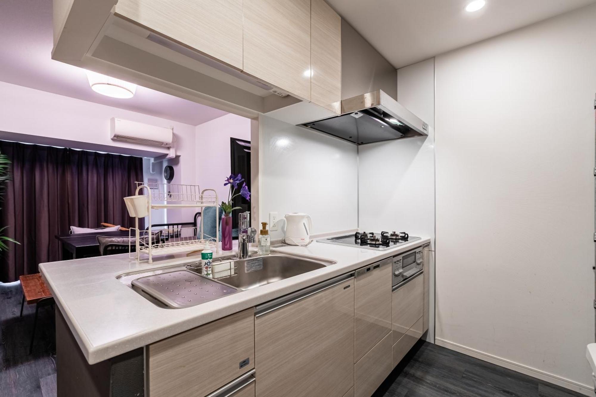 Namba 2 Bedroom Apartment, 1 Min To Nippombashi Osaka Exterior photo